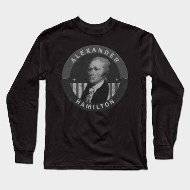 Alexander Hamilton Long Sleeve T-Shirt by Room Thirty Four